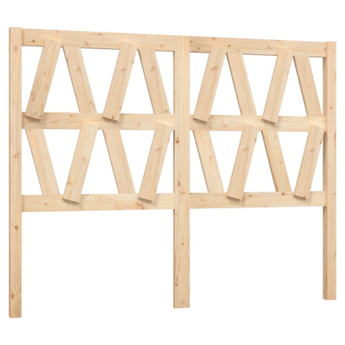 Berkfield Bed Headboard 141x4x100 cm Solid Wood Pine 1