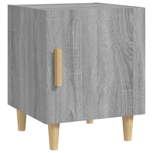 Berkfield Bedside Cabinets 2 pcs Grey Sonoma Engineered Wood 2