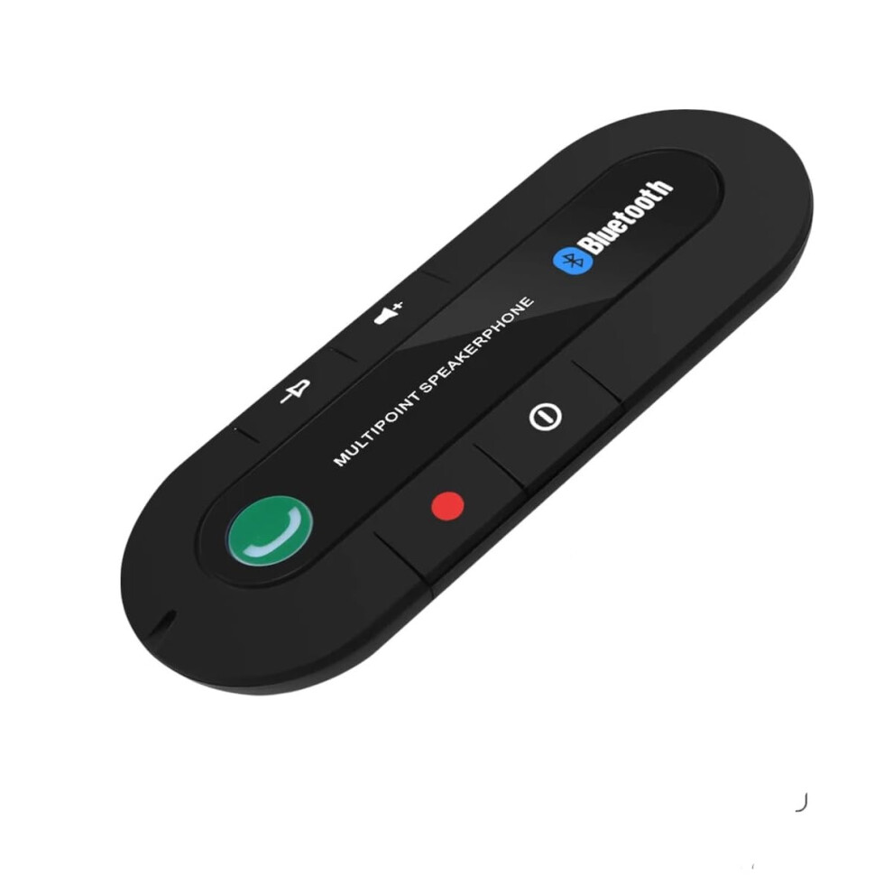 Bluetooth Handsfree Car Kit With Sun Visor Clip, Wireless Speakerphone For Car, Mp3 Music Player 9351714839594
