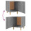 Berkfield Bedside Cabinets 2 pcs Grey Sonoma Engineered Wood 7