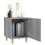 Berkfield Bedside Cabinets 2 pcs Grey Sonoma Engineered Wood 9
