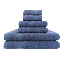 Ultraweiches 6Er-Pack Handtuchset, EnthäLt 2 BadetüCher, 2 HandtüCher und 2 Waschlappen, Sehr SaugfäHig