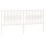 Berkfield Bed Headboard White 185.5x4x100 cm Solid Wood Pine 2