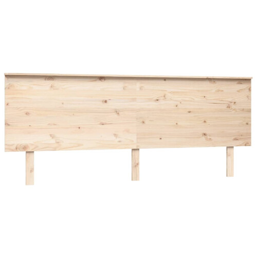 Berkfield Bed Headboard 204x6x82.5 cm Solid Wood Pine 1