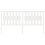 Berkfield Bed Headboard White 185.5x4x100 cm Solid Wood Pine 3