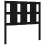 Berkfield Bed Headboard Black 95.5x4x100 cm Solid Wood Pine 2