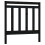 Berkfield Bed Headboard Black 96x4x100 cm Solid Wood Pine 2