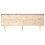 Berkfield Bed Headboard 204x6x82.5 cm Solid Wood Pine 3