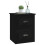 Berkfield Wall-mounted Bedside Cabinet Black 41.5x36x53cm 4