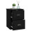 Berkfield Wall-mounted Bedside Cabinet Black 41.5x36x53cm 5