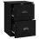 Berkfield Wall-mounted Bedside Cabinet Black 41.5x36x53cm 6