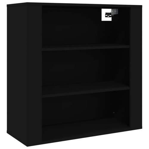 Berkfield Wall Cabinet Black 80x33x80 cm Engineered Wood 1