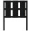 Berkfield Bed Headboard Black 80.5x4x100 cm Solid Wood Pine 4