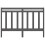 Berkfield Bed Headboard Grey 141x4x100 cm Solid Wood Pine 4
