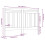 Berkfield Bed Headboard Grey 141x4x100 cm Solid Wood Pine 6