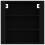 Berkfield Wall Cabinet Black 80x33x80 cm Engineered Wood 3