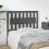 Berkfield Bed Headboard Grey 105.5x4x100 cm Solid Wood Pine 4