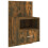 Berkfield Wall-mounted Bedside Cabinets 2 pcs Smoked Oak 5