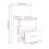 Berkfield Wall-mounted Bedside Cabinets 2 pcs Smoked Oak 10