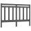 Berkfield Bed Headboard Grey 126x4x100 cm Solid Wood Pine 2