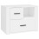Berkfield Bedside Cabinet White 60x36x45 cm Engineered Wood 2