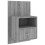 Berkfield Wall-mounted Bedside Cabinets 2 pcs Grey Sonoma 5