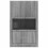 Berkfield Wall-mounted Bedside Cabinets 2 pcs Grey Sonoma 6