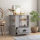 Berkfield Side Table Grey Sonoma 50x50x60 cm Engineered Wood 3