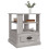 Berkfield Side Table Grey Sonoma 50x50x60 cm Engineered Wood 4