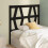 Berkfield Bed Headboard Black 96x4x100 cm Solid Wood Pine 4
