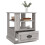 Berkfield Side Table Grey Sonoma 50x50x60 cm Engineered Wood 5