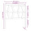 Berkfield Bed Headboard Black 96x4x100 cm Solid Wood Pine 6