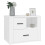 Berkfield Bedside Cabinet White 60x36x45 cm Engineered Wood 4