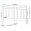 Berkfield Bed Headboard Honey Brown 141x4x100 cm Solid Wood Pine 6