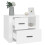 Berkfield Bedside Cabinet White 60x36x45 cm Engineered Wood 5