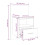 Berkfield Wall-mounted Bedside Cabinets 2 pcs Grey Sonoma 10