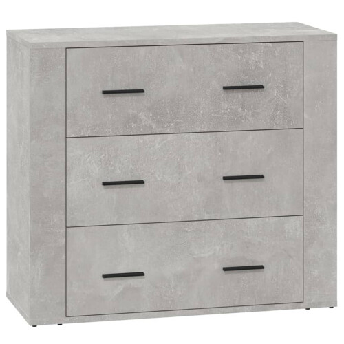 Berkfield Sideboard Concrete Grey 80x33x70 cm Engineered Wood 1