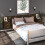 Berkfield Wall-mounted Bedside Cabinet Smoked Oak 3
