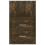 Berkfield Wall-mounted Bedside Cabinet Smoked Oak 4