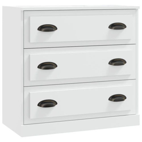 Berkfield Sideboard White 70x35.5x67.5 cm Engineered Wood 1