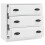Berkfield Sideboard White 70x35.5x67.5 cm Engineered Wood 3