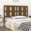 Berkfield Bed Headboard Honey Brown 145.5x4x100 cm Solid Wood Pine 3