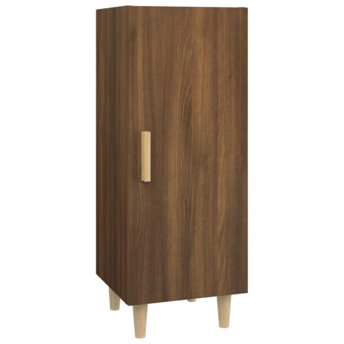 Berkfield Sideboard Brown Oak 34.5x34x90 cm Engineered Wood 1