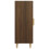 Berkfield Sideboard Brown Oak 34.5x34x90 cm Engineered Wood 8