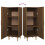 Berkfield Sideboard Brown Oak 34.5x34x90 cm Engineered Wood 9