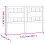 Berkfield Bed Headboard White 125.5x4x100 cm Solid Wood Pine 6