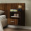 Berkfield Wall-mounted Bedside Cabinet Brown Oak 3