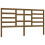 Berkfield Bed Headboard Honey Brown 186x4x104 cm Solid Wood Pine 2