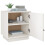 Berkfield Bedside Cabinets 2 pcs White 40x34x45 cm Solid Wood Pine 5