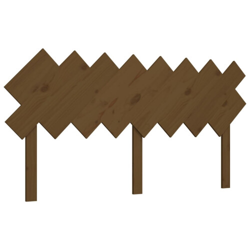 Berkfield Bed Headboard Honey Brown 159.5x3x80.5 cm Solid Wood Pine 1